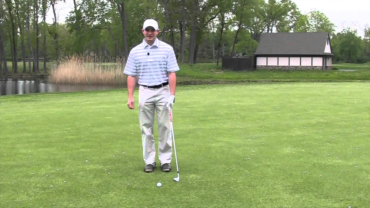 Hit Down on the Golf Ball - YouTube