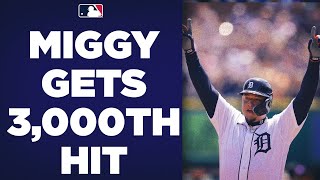 3,000 HITS! Miguel Cabrera joins the 3,000-hit club!