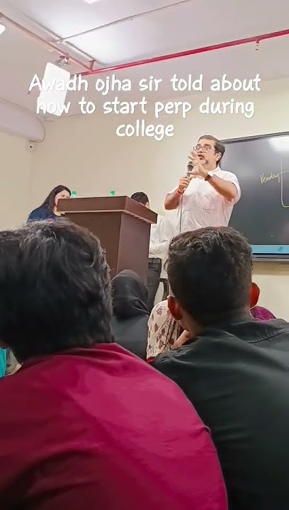 awadh-ojha-sir-told-about-the-students-how-to-start-prep-during