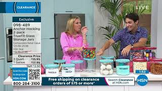 Anchor Hocking 2pack 1Gallon TrueFit Glass Storage Jars ...