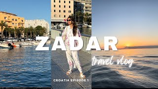 Zadar Croatia Travel, Walking in Zadar old town hidden alleys, Sea Organ ,Europe Travel Vlog