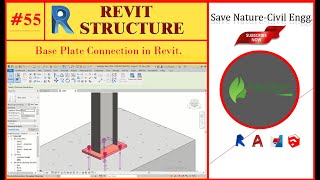 #55. How to Provide Base Plate Connection in Revit.| Steel Structure.| Revit Structure For Free.
