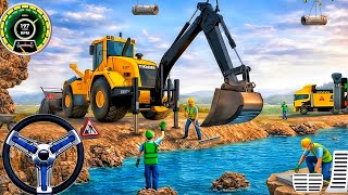 Construction Simulator Driving 3D - Highway Excavator with JCB Game - Android Gameplay screenshot 2