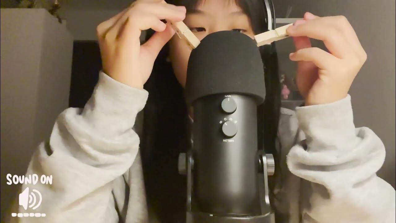1 min asmr mic clipping YouTube