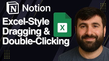 Excel-Style Dragging & Double-Clicking in Notion Databases | Notion Tips 2025