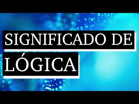 Significado de lógica