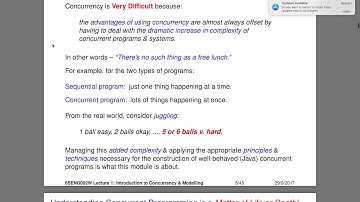 Concurrent Programming : Java Concurrency : Lecture 1 : Part 1