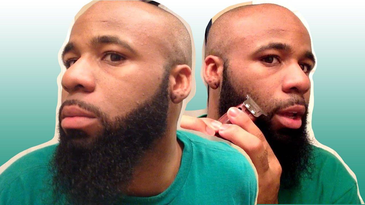 How To Line Up A Full Beard By Yourself Youtube