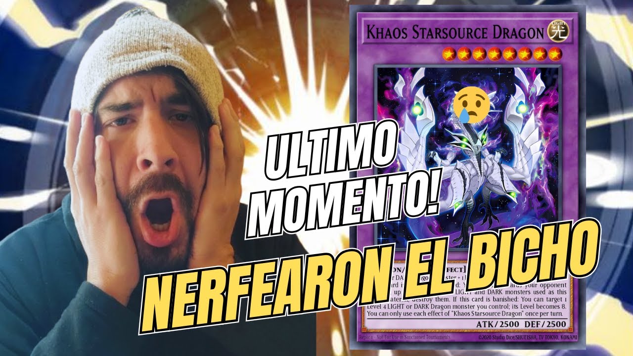 La POLÉMICA de KHAOS STARSOURCE DRAGON! Nerfearon el Monstruo! 