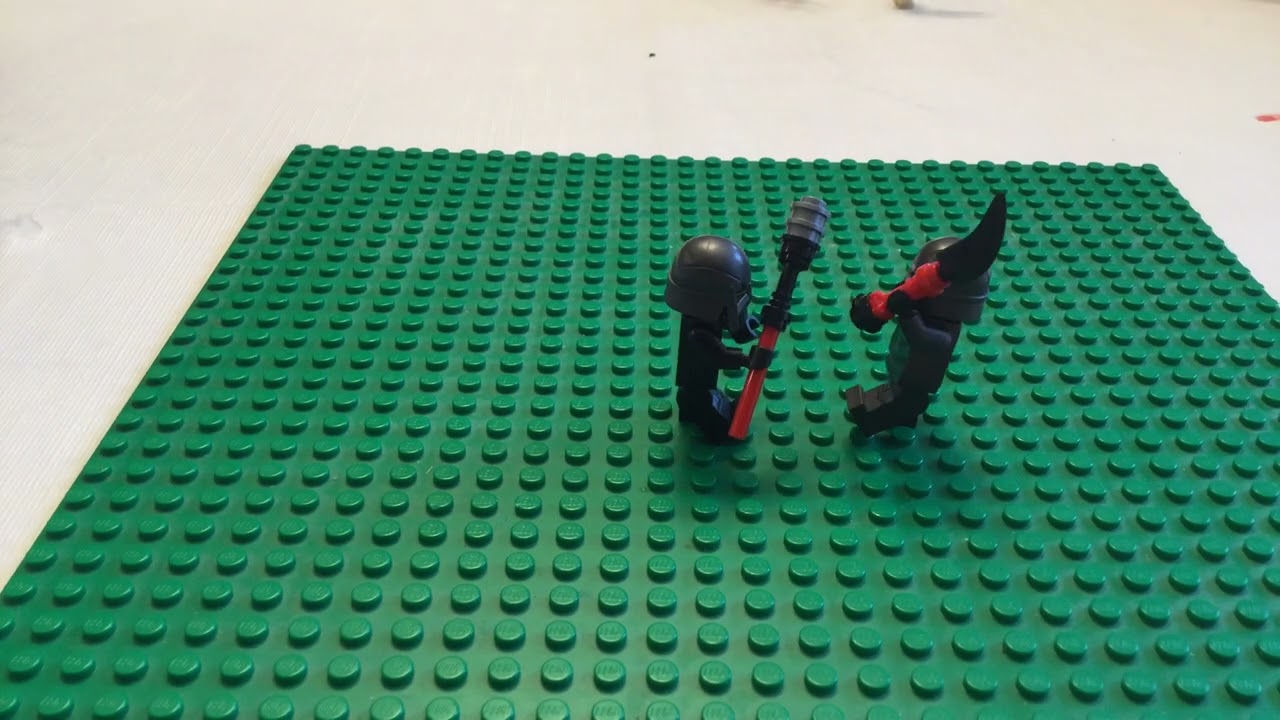 Knights Of Ren Fight Each Other Lego Stop Motion