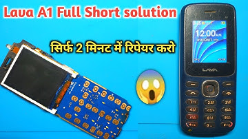 Lava a1 short solution || How To Repair Lava A1 mobile