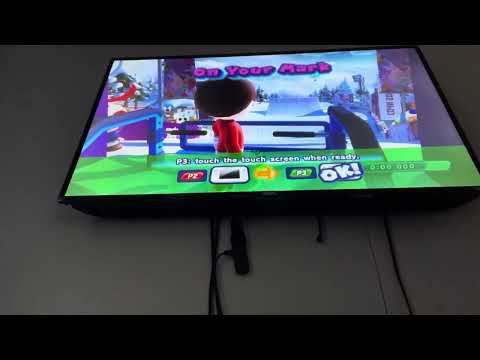 Mario Sonic Sochi 2014 Team Wario Fails In Snowboard Slopestyle Christmas Special 3