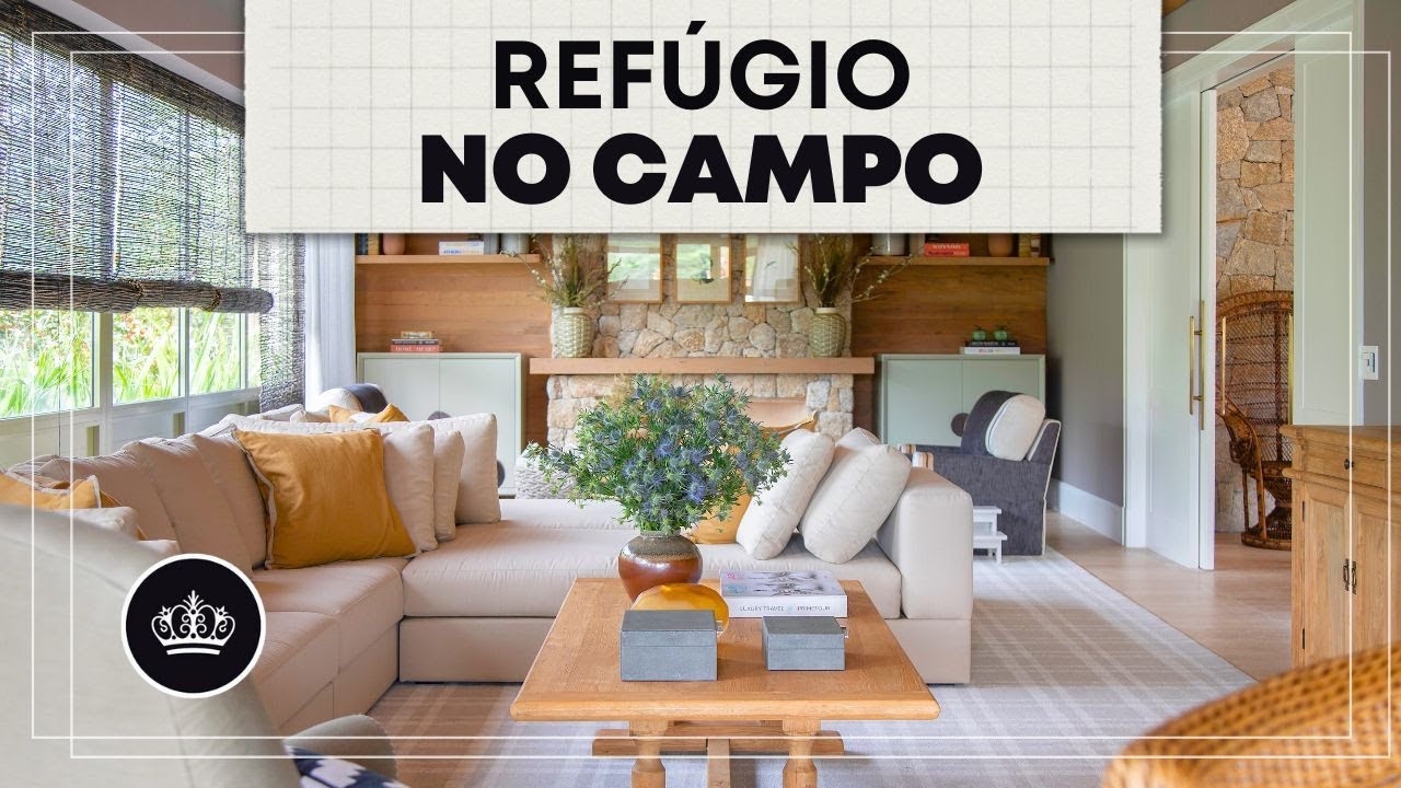 Casa de CAMPO dos SONHOS: jardim DESLUMBRANTE e muito ACONCHEGO