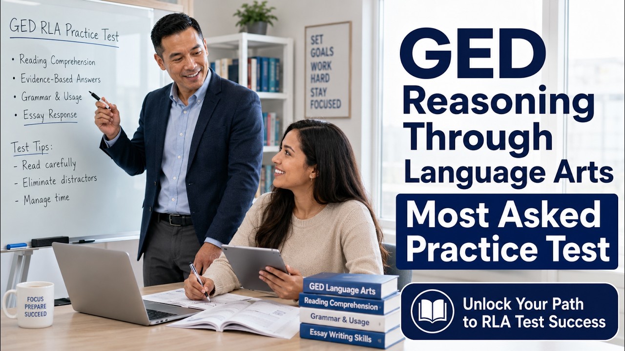 Ged Pattern The Best Strategy for GED RLA: Walkthrough of the Most Asked Test ...