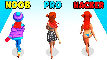 NOOB vs PRO vs HACKER - Bikini For Love 3D Gameplay All Levels (Game Android - iOS)