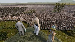 The Super Elite VS Angry Peasants +8x speed - Ultimate Epic Battle Simulator 2 screenshot 5