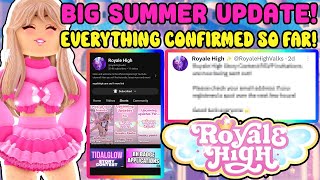 Big Summer Update Is Coming Everything Confirmed So Far Royale High Update News