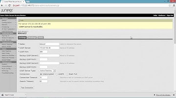 How to configure LDAP authentication server