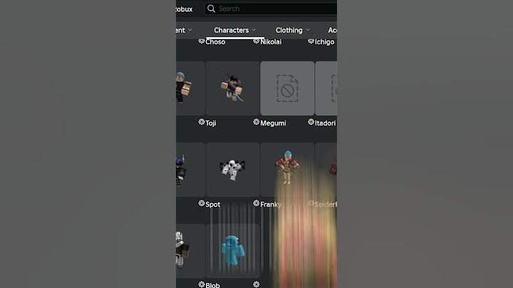 Zioles has SUS Outfits on his Account....