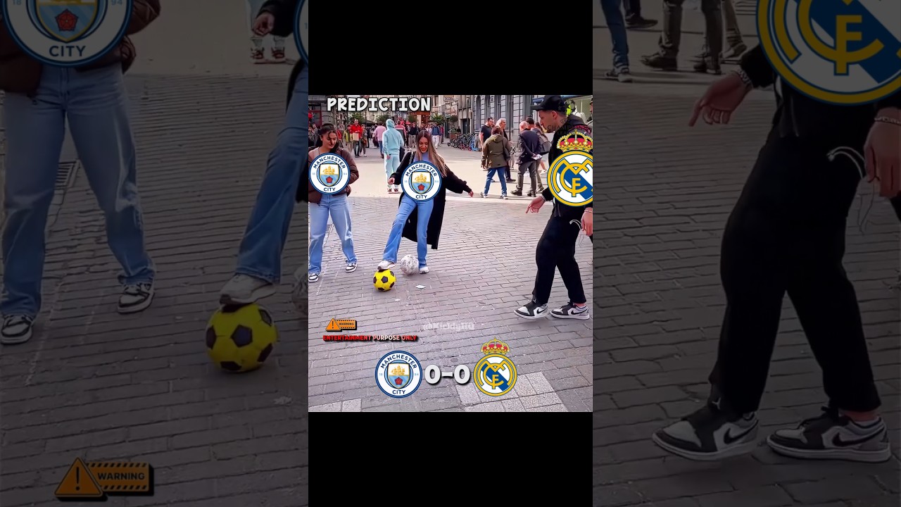 City vs Real Prediction ☠💀 