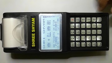 Bus Ticketing Machine | bus ticket machine working | bus ticket machine kaise chalaye