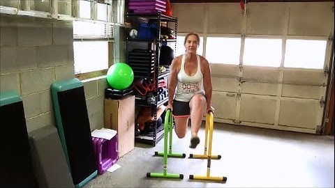 How to do "Running Man" using Lebert Equalizer Bars (Core Strengthener)