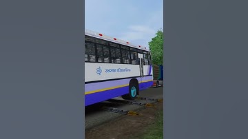 RSRTC Bus In Speedbraker 🥰#shorts
