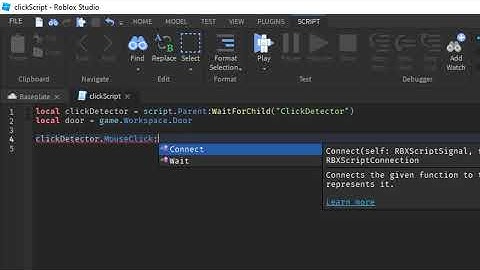 Roblox Studio - Scripting : ClickDetector to Change Part Color, Transparency, and CanCollide