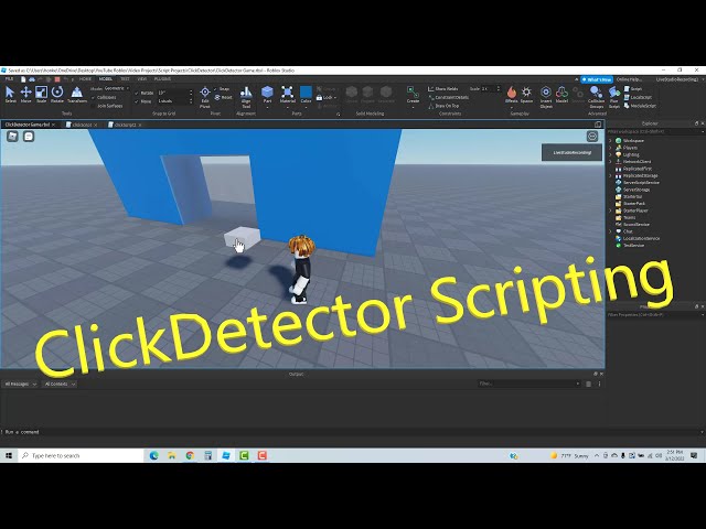 Using Clickdetector to make a decal appear and reappear - Scripting Support  - Developer Forum