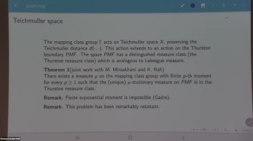 On a Theorem of Furstenberg - Alex Eskin