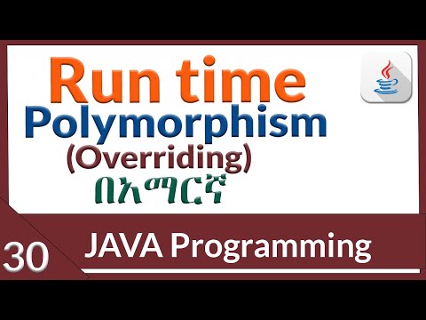 Run time Polymorphism