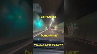 Tauerntunnel 🚇Time-Lapse-Transit Durchfahrt im Zeitraffer