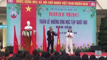 Khai mạc Tuần lễ học tập suốt đời DakLak 2019