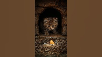 Kitten Makes Mouse Trap