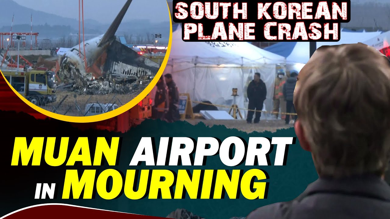 Live: Outside visuals of Muan Airport following Jeju Air crash in South ...