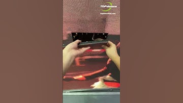 Never tried magnetic installation before? This is how effortless it can be.#LEDDisplay #LED #Shorts