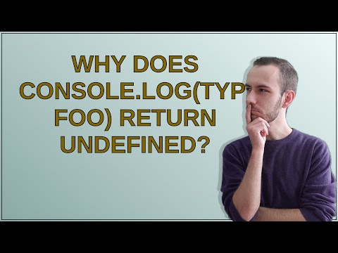 Why does console.log(typeof