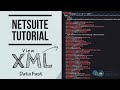 NetSuite Tutorial: How to View Raw XML Data for Any Record or Transaction