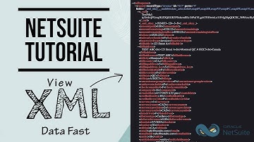 NetSuite Tutorial: How to View Raw XML Data for Any Record or Transaction