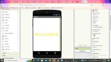Simple Hello World App with App Inventor