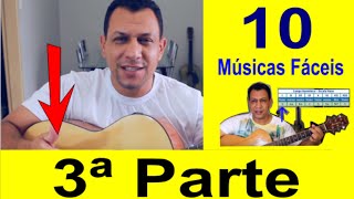 3ªParte VIOLÃO 10 Louvores Fáceis SEQUENCIA (G,D,Em,C) Campo Harmônico chords