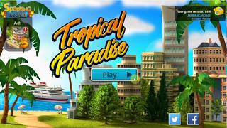 Tropic Paradise Sim -Town Building City Game -p1 screenshot 2