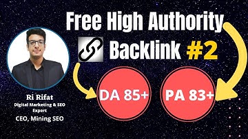 DA 85+ Free Backlink Bangla tutorial 2020 - How to Get Free Dofollow Backlinks 2020 - #Ri_Rifat #2