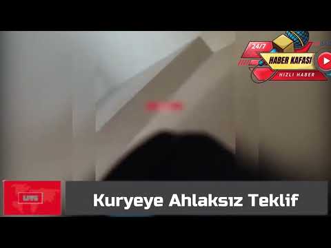 Kuryeye Ahlaksız Teklif! Siparişi bırakıp kaçtı