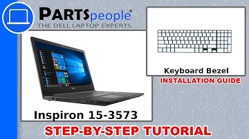 Dell Inspiron 15-3573 (P63F004) Keyboard Bezel How-To Video Tutorial