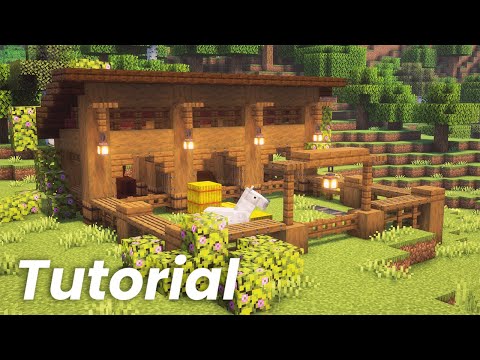 Minecraft Horse Stable