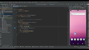 #Flutter - Animated Drawer  With Flutter Pub.dev