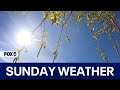 Cloudy Sunday with chances for storms later in the week