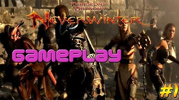 NeverWinter Gameplay - Pt  1 - Character Customization and Cut-scene !