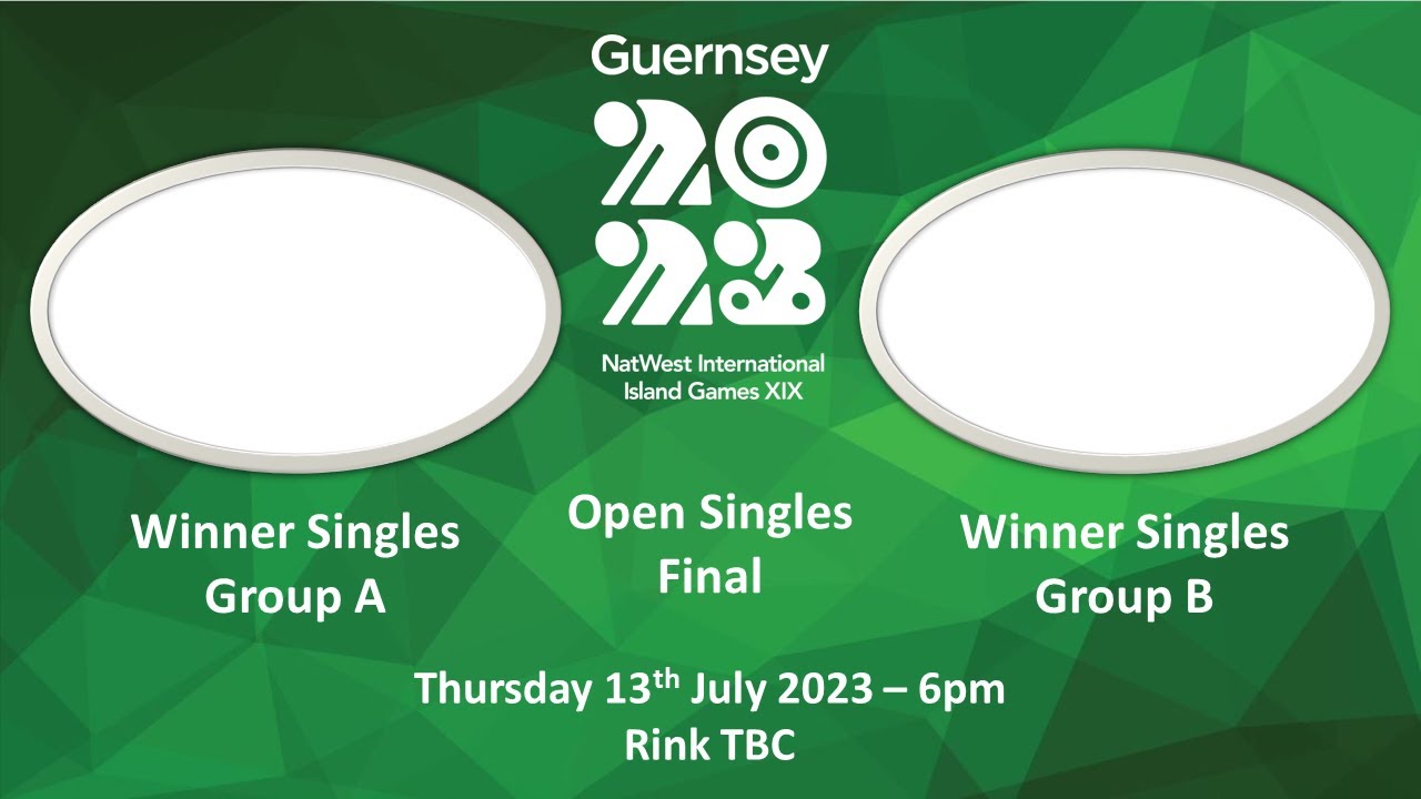 Island Games Indoor Bowls Open Singles Final YouTube